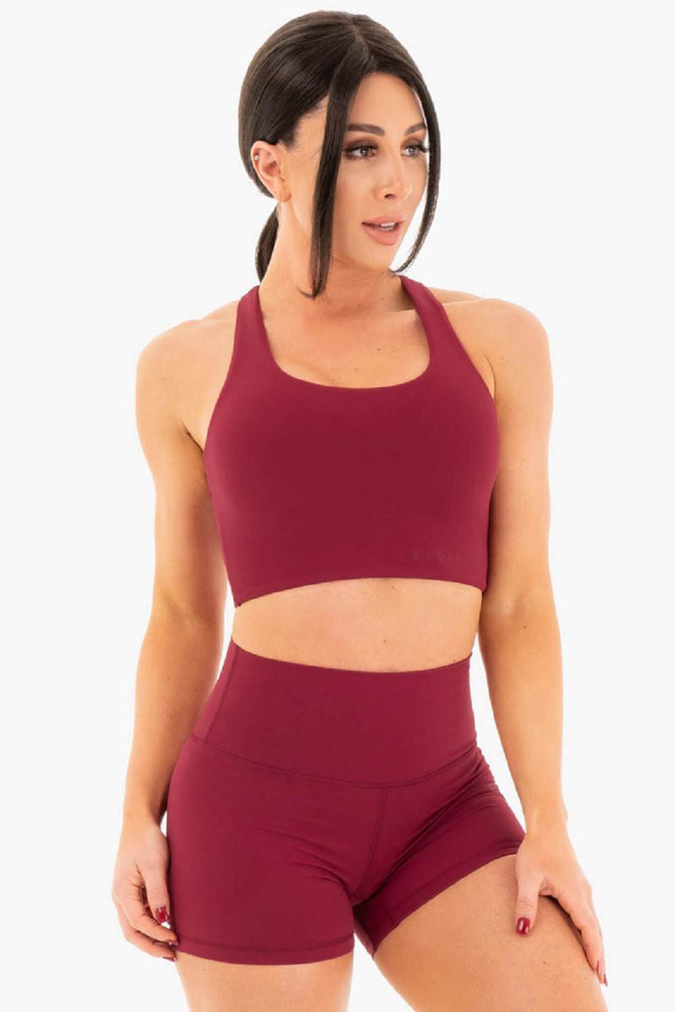 Red Women's Ryderwear NKD Sports Bras | 131DF25183