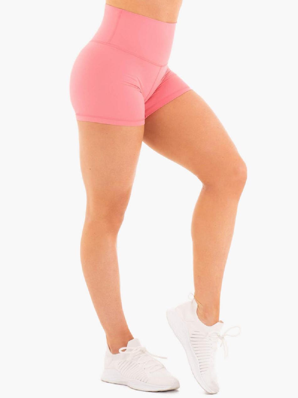 Rose Women's Ryderwear NKD High Waisted Shorts | NG5049833