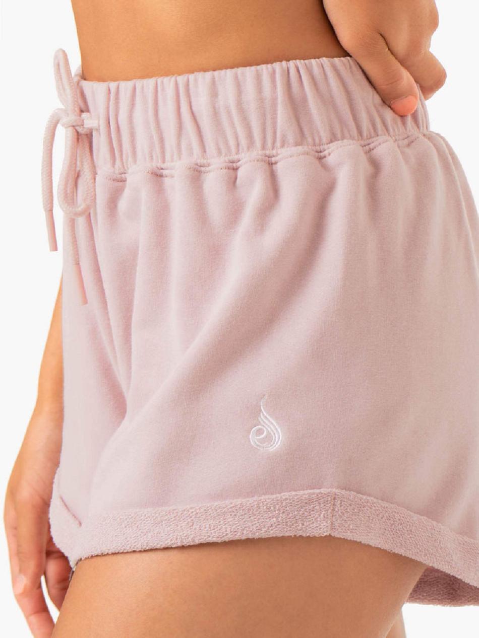 Rose Women's Ryderwear Off Duty Fleece Shorts Trackset | 72FE23325