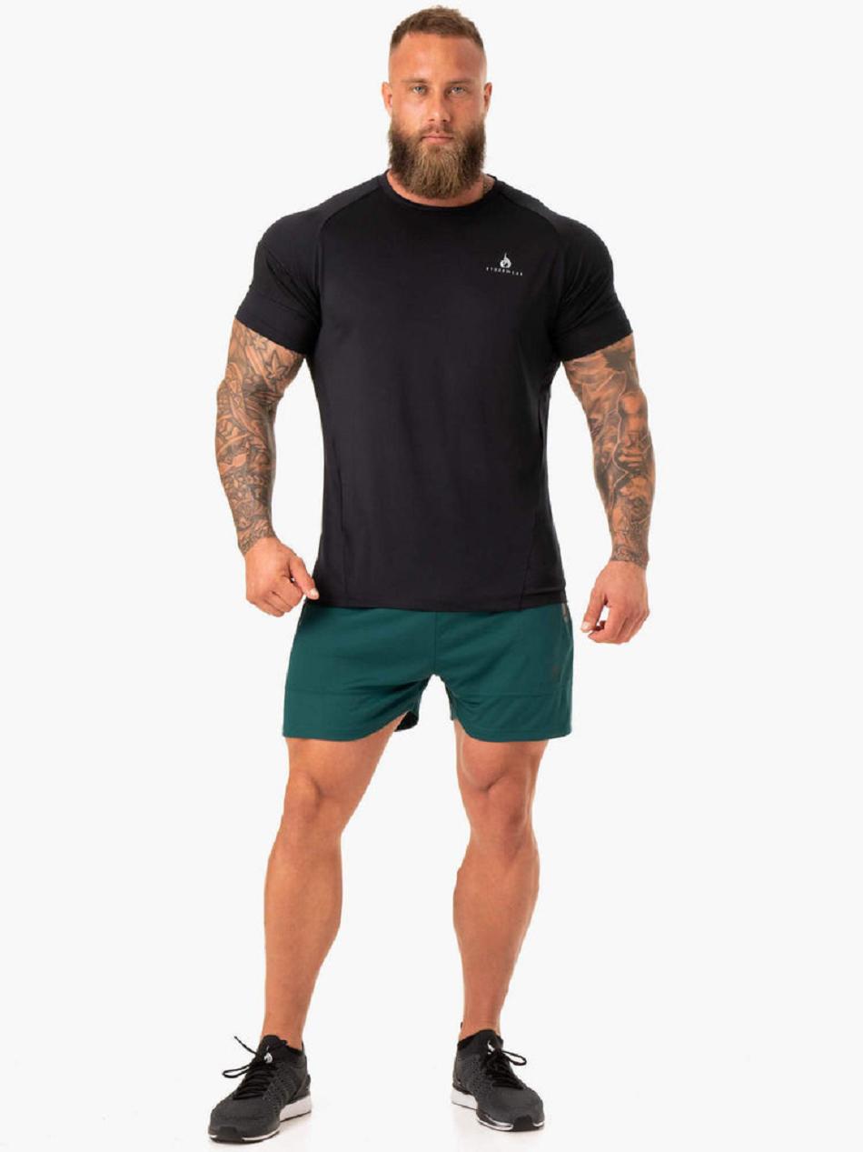 Turquoise Men's Ryderwear Action Mesh Shorts | 95YF69802