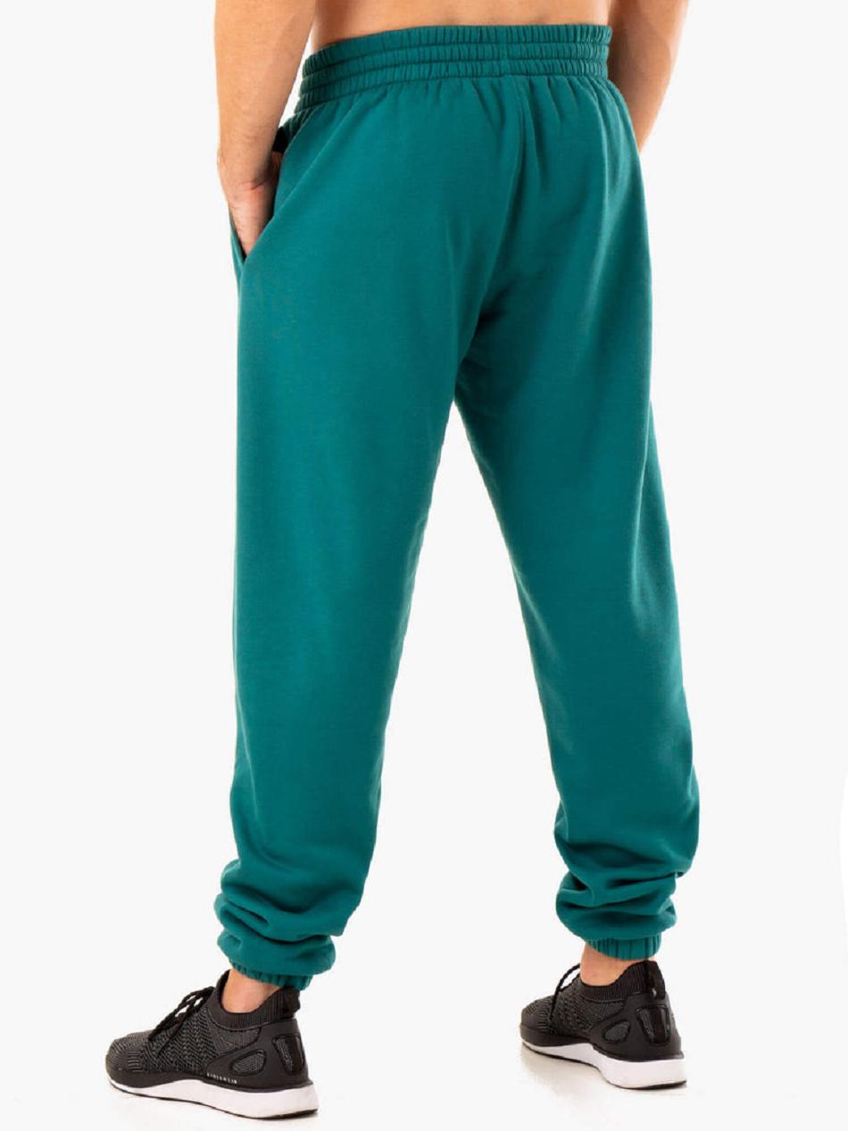 Turquoise Men's Ryderwear Recharge Relaxed Track Pants | 6D9142403