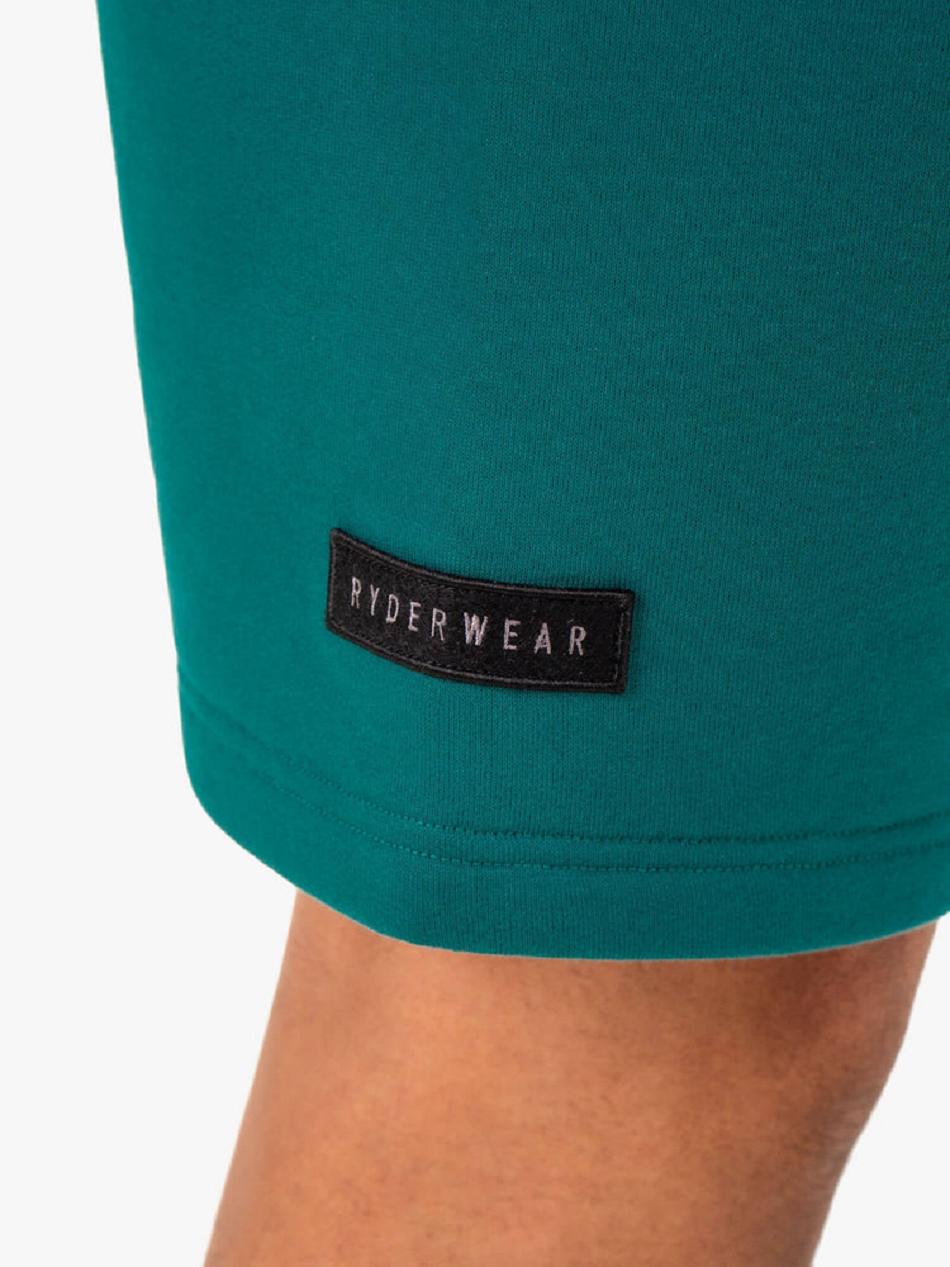 Turquoise Men's Ryderwear Recharge Track Shorts | 155IV47333