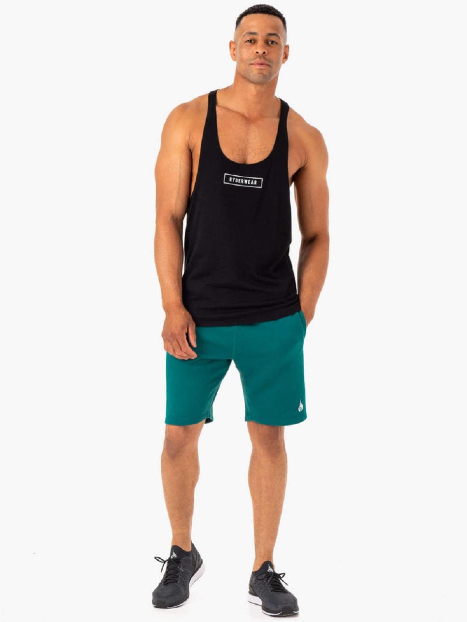 Turquoise Men's Ryderwear Recharge Track Shorts | 155IV47333