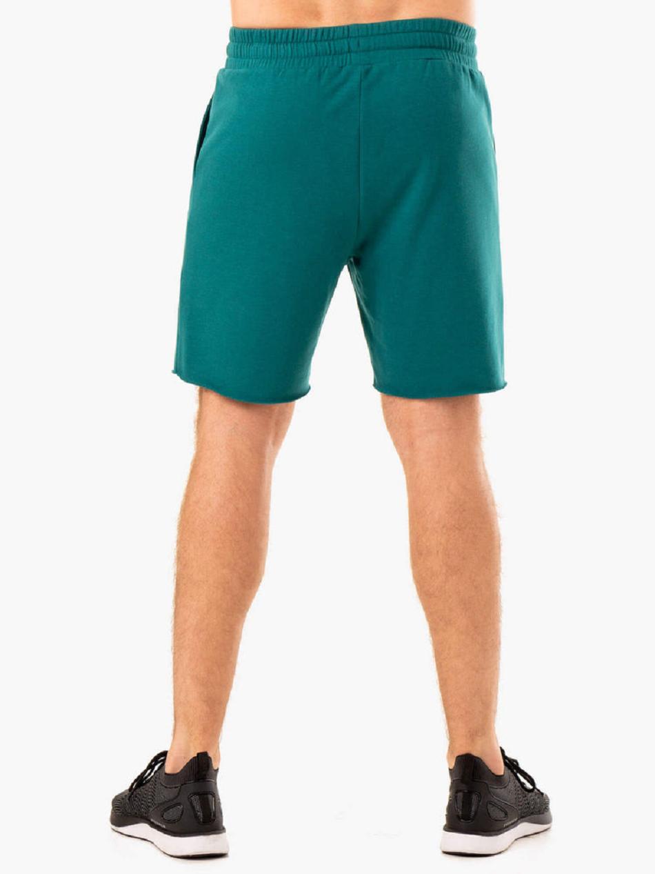 Turquoise Men's Ryderwear Recharge Track Gym Shorts | 186F35234