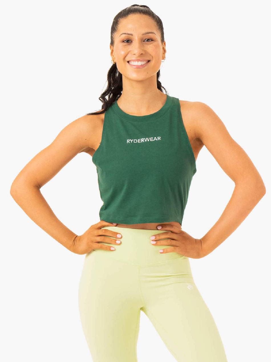 Turquoise Women\'s Ryderwear Frequency Tanks | NG6469835