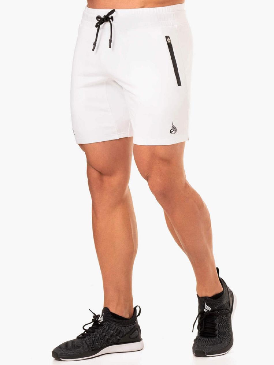 White Men's Ryderwear Endurance Track Shorts | 94SB74742