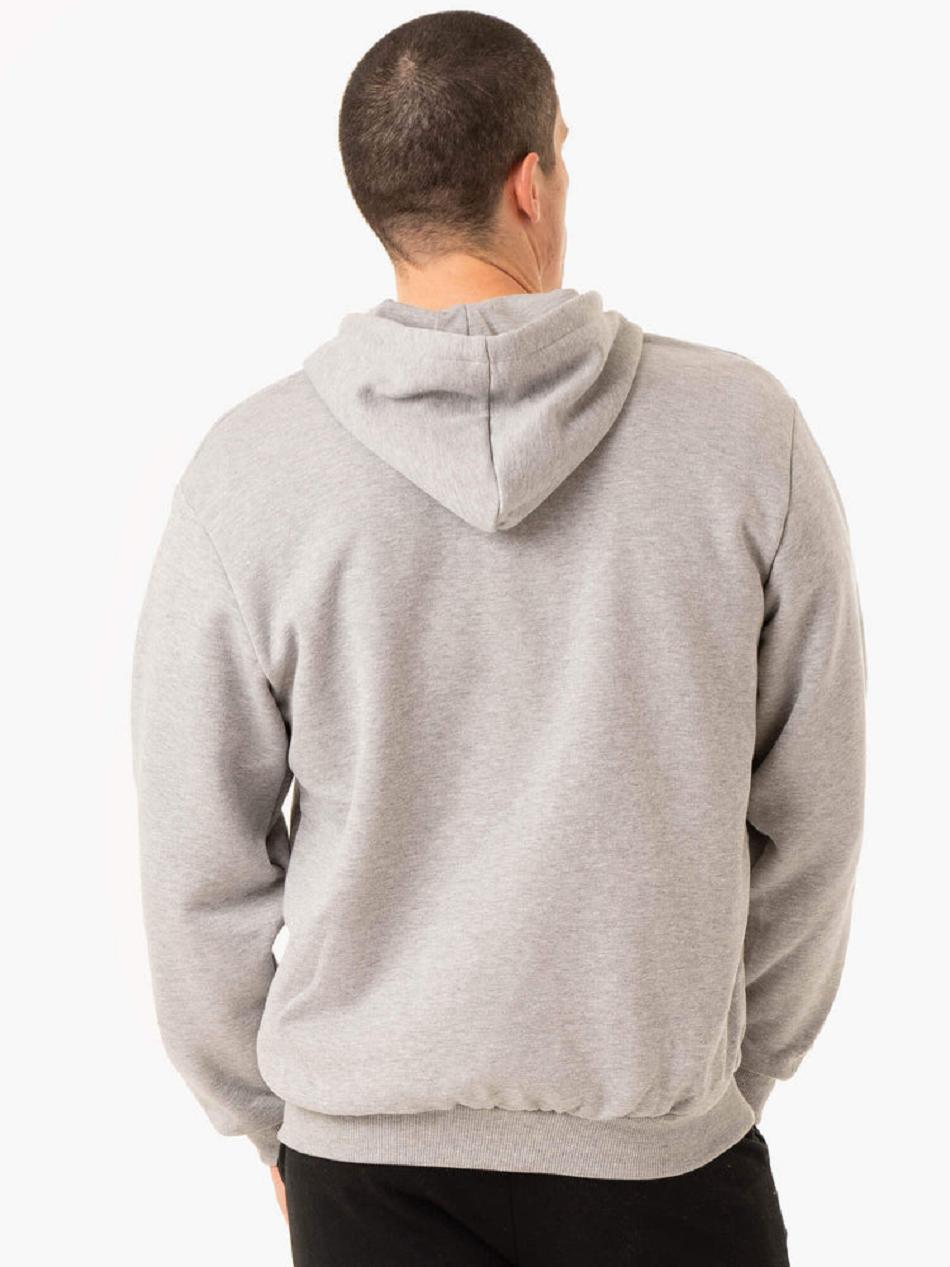 White Men's Ryderwear Essential Zip Up Hoodie | NG8932534