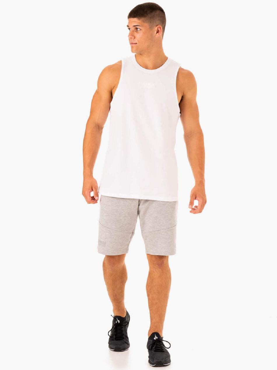 White Men's Ryderwear Limitless Baller Tanks | DF8421299