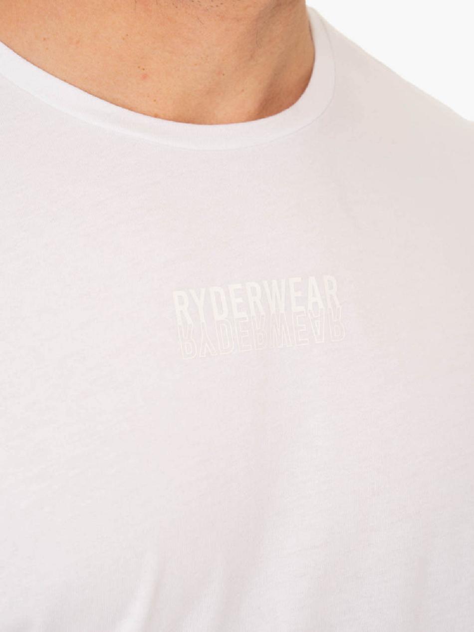 White Men's Ryderwear Limitless T-shirt | 84EW91435