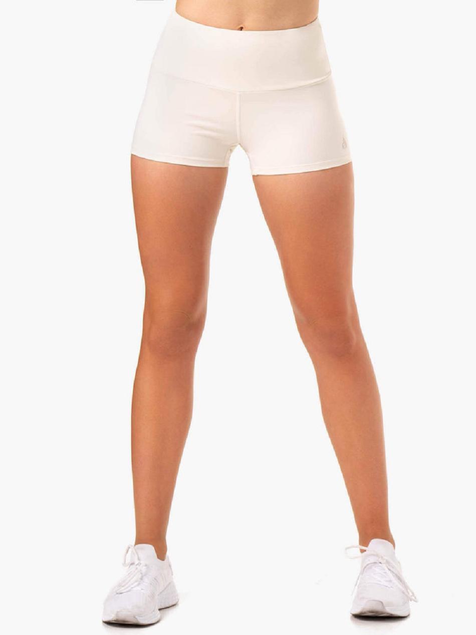 White Women\'s Ryderwear Adapt High Waisted Shorts Scrunch Bum | 43EW73792