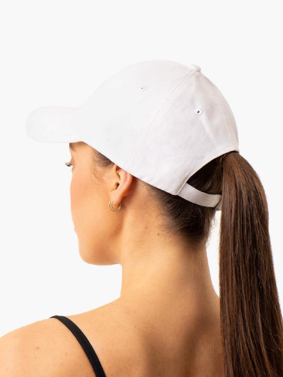 White Women's Ryderwear Frequency Cap Accessories | GB7796924