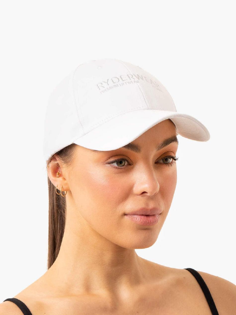 White Women\'s Ryderwear Frequency Cap Accessories | GB7796924