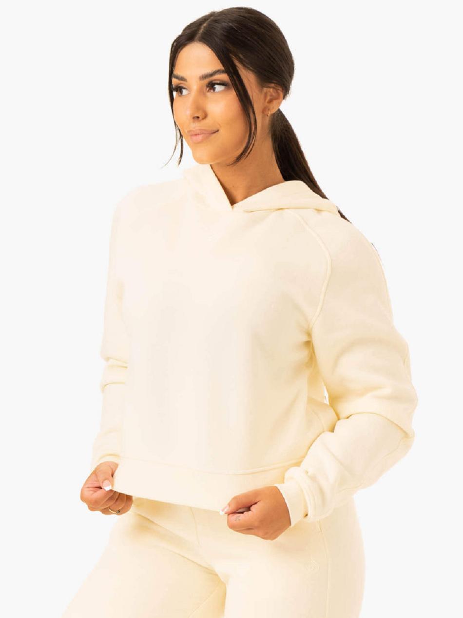 White Women's Ryderwear Sideline Hoodie | 77HF62687