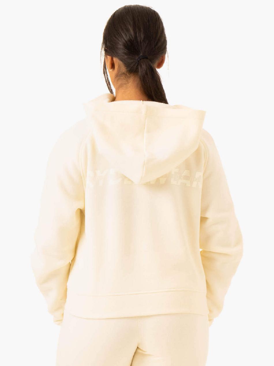 White Women's Ryderwear Sideline Hoodie | 77HF62687