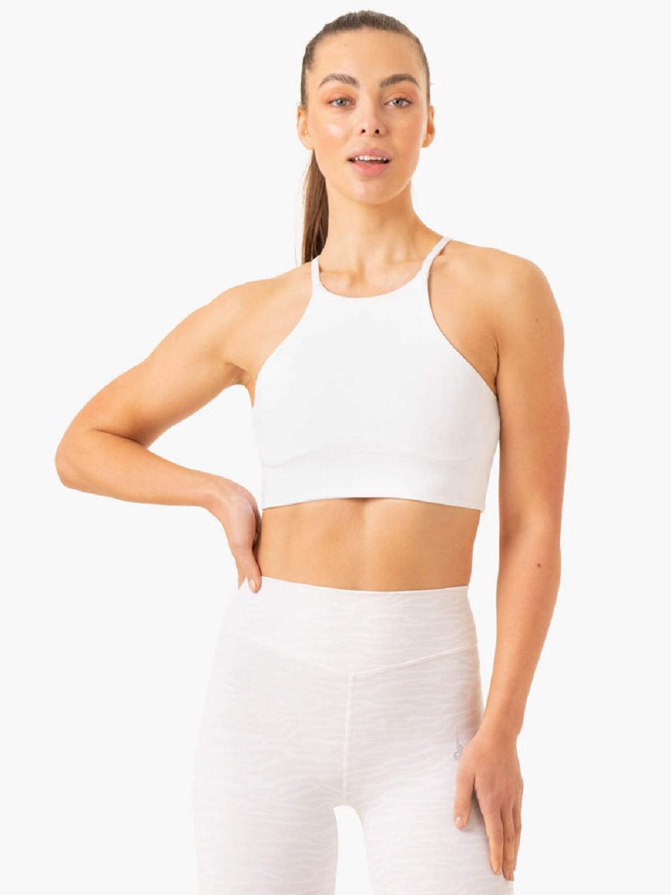 White Women's Ryderwear Transform Reversible Tanks | 139G16975