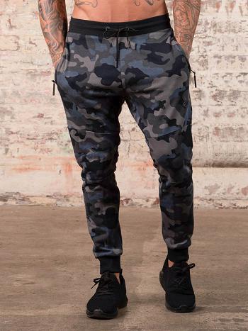 Black / Camo Men's Ryderwear Camo Track Pants | 93FV57661