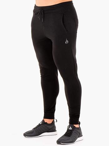 Black Men's Ryderwear Base Track Pants | 143T36388