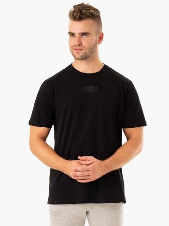 Black Men's Ryderwear Limitless T-Shirt Top | 91YF10312