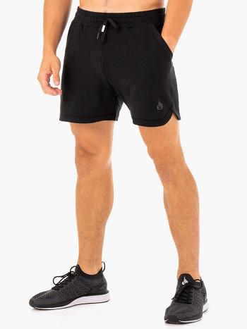 Black Men's Ryderwear Optimal Gym Shorts | 166DF47382