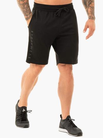 Black Men's Ryderwear Original Track Shorts | A2X25659