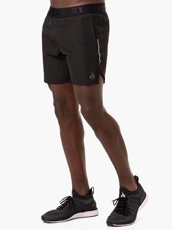 Black Men's Ryderwear Strength Performance Shorts | SF9187909