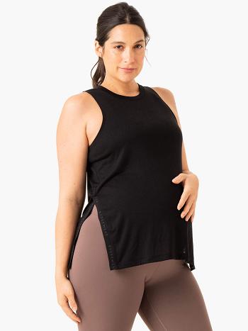 Black Women's Ryderwear Active Bump Tanks | 5G6442052