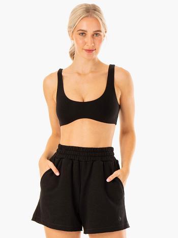 Black Women's Ryderwear Elevate Lounge Bra Active Lounge | 80JF31614