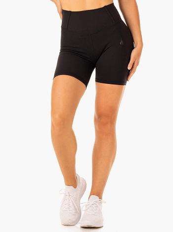 Black Women's Ryderwear Form Scrunch Bum Shorts | 112IV29815