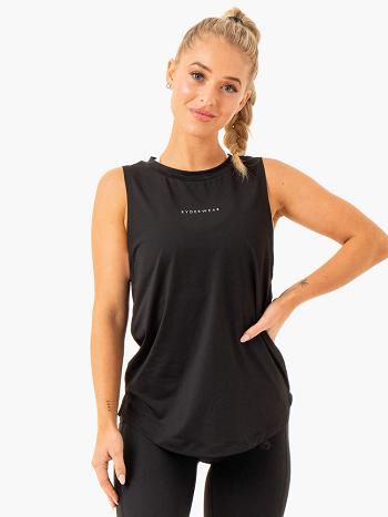 Black Women's Ryderwear Freedom Training Tank Top | OKT38917