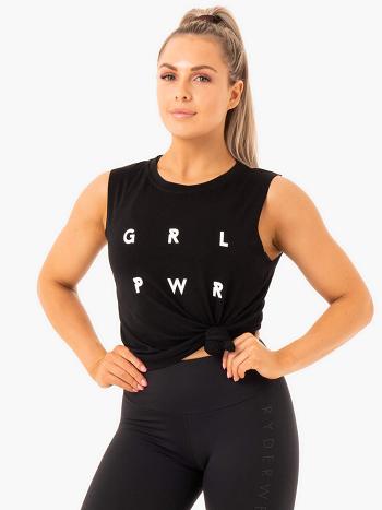 Black Women's Ryderwear Ladies Baller Tanks | 72KR99050