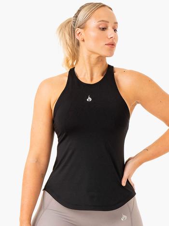 Black Women's Ryderwear Level Up Training Tanks | 68EW95326