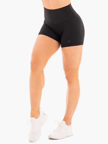 Black Women's Ryderwear NKD High Waisted Shorts | 49RT49334