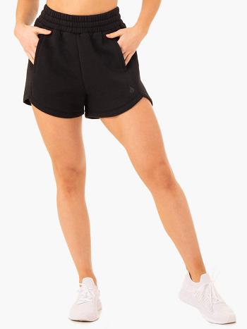 Black Women's Ryderwear Sideline Track Shorts | 6Y5358845