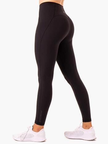 Black Women's Ryderwear Sola High Waisted Leggings | XG4057740