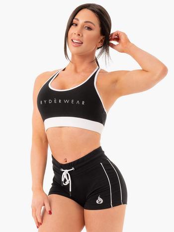 Black Women's Ryderwear Track Sports Bra Trackset | NG7336762