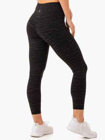 Black Women's Ryderwear Transform High Waisted Leggings | REH49814