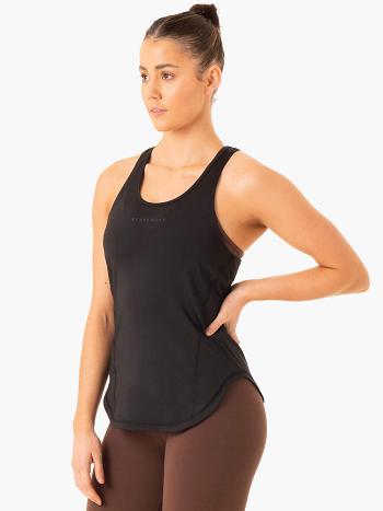 Black Women's Ryderwear Transform Training Tank Top | BG6493431