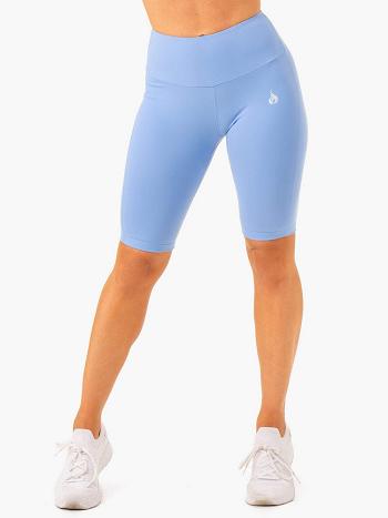 Blue Women's Ryderwear Action Bike Short Shorts | 52JS78249