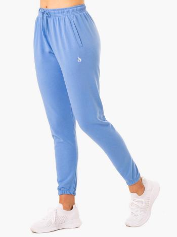 Blue Women's Ryderwear Off-Duty Fleece Track Pants Active Lounge | 6D7645920