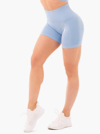 Blue Women's Ryderwear Seamless Staples Shorts | 52FV97986