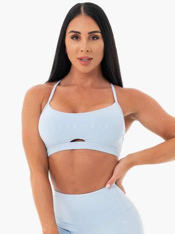 Blue Women's Ryderwear Staples Sports Bras | ES5910735