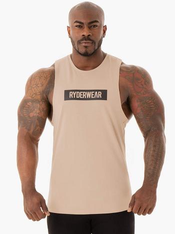 Brown Men's Ryderwear Base Baller Tank Top | DF8332234