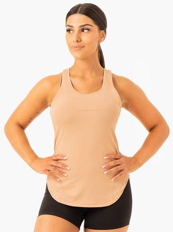 Brown Women's Ryderwear Transform Training Tank Top | 63FE65093