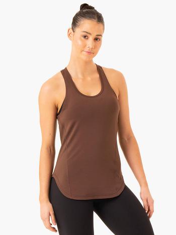 Chocolate Women's Ryderwear Transform Training Tanks | YGJ50831