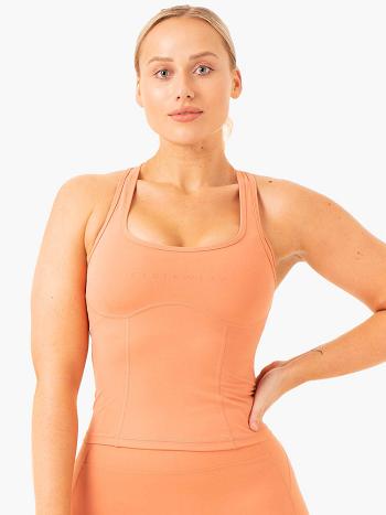 Coral Women's Ryderwear NKD Frame Tank Top | 116Y81549