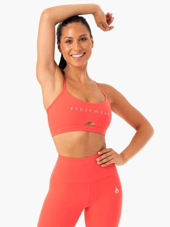 Coral Women's Ryderwear Staples Sports Bras | 54RT54091