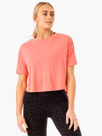 Coral Women's Ryderwear Ultra Scoop T-Shirt Top | TNTY49127