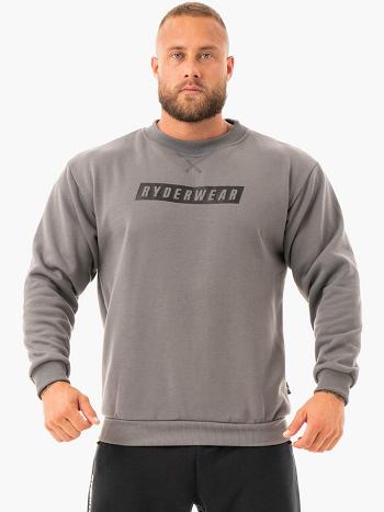 Deep Grey Men's Ryderwear Force Pullover Top | 124S25262