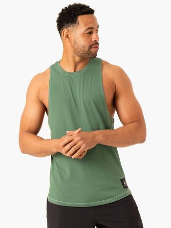 Green Men's Ryderwear Vital Baller Tank Top | 94HF19977