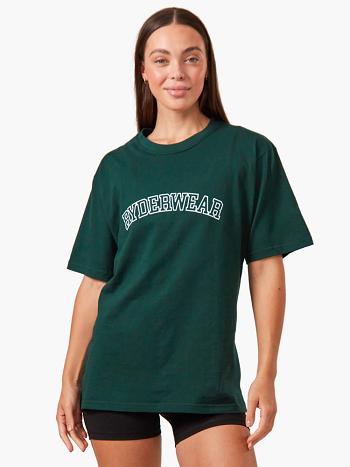 Green Women's Ryderwear Oversized T-shirt | FG6968037